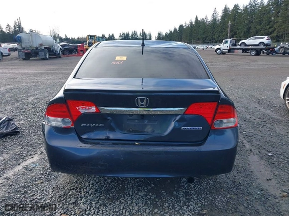 2009 Honda Civic Hybrid with VIN JHMFA36209S008939, listed as a IAAI auction lot 41798952 with 163,650 mi miles. Bid and sale history available at carsss.com. Image 16.