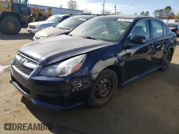 2013 Subaru Legacy Premium with VIN 4S3BMBG65D3019585, listed as a Copart auction lot 54798435 with 159,135 mi miles and Clean Title. Bid and sale history available at carsss.com. Image 1.