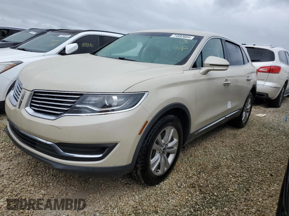 2018 Lincoln MKX Premiere with VIN 2LMPJ6JR5JBL49358, listed as a Copart auction lot 74993664 with 67,016 mi miles and Non Repairable. Bid and sale history available at carsss.com. Image 1.