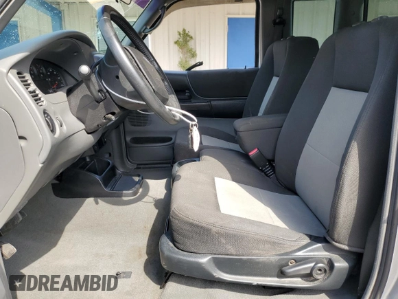 2010 Ford Ranger XL with VIN 1FTKR1ED7APA75593, listed as a Copart auction lot 50238665 with 84,247 mi miles and Salvage Title. Bid and sale history available at DreamBid. Image 7.
