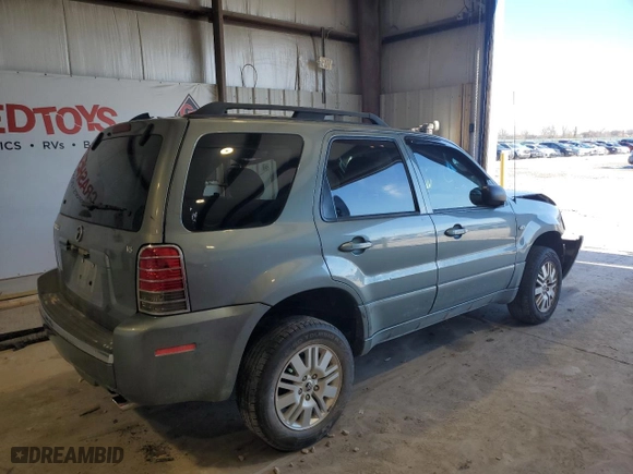2006 Mercury Mariner Luxury with VIN 4M2YU561X6DJ01708, listed as a Copart auction lot 89174475 with 197,106 mi miles and Salvage Title. Bid and sale history available at carsss.com. Image 3.
