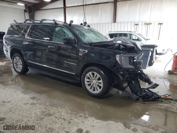 2023 GMC Yukon XL SLT with VIN 1GKS2GKD2PR255643, listed as a Copart auction lot 51428355 with 26,621 mi miles and Salvage Title. Bid and sale history available at carsss.com. Image 4.