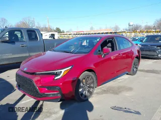 2023 Toyota Corolla Hybrid LE with VIN JTDBCMFE2PJ008826, listed as a IAAI auction lot 41428742 with 21,256 mi miles. Bid and sale history available at carsss.com. Image 18.