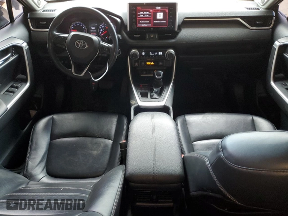 2019 Toyota RAV4 XLE Premium with VIN JTMA1RFV5KD026145, listed as a Copart auction lot 48238125 with 101,443 mi miles and Salvage Title. Bid and sale history available at carsss.com. Image 8.