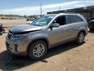 2014 Kia Sorento LX with VIN 5XYKTCA68EG464742, listed as a Copart auction lot 53181755 with 103,465 mi miles and Clean Title. Bid and sale history available at carsss.com. Image 1.
