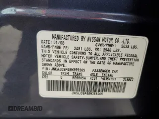 2008 Infiniti EX Journey with VIN JNKAJ09F68M355265, listed as a Copart auction lot 68288454 with 140,046 mi miles and Clean Title. Bid and sale history available at DreamBid. Image 16.