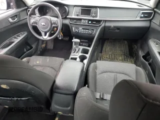 2017 Kia Optima LX with VIN 5XXGT4L32HG143948, listed as a Copart auction lot 57883115 with 50,375 mi miles and Salvage title. Bid and sale history available at DreamBid. Image 8.