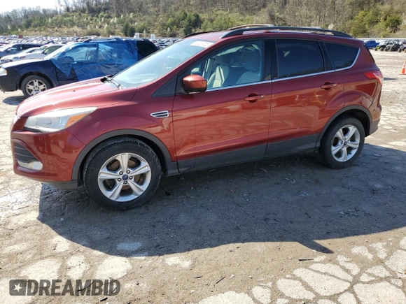 2014 Ford Escape SE with VIN 1FMCU0GX4EUC28518, listed as a Copart auction lot 50629705 with 122,624 mi miles and Salvage Title. Bid and sale history available at carsss.com. Image 1.