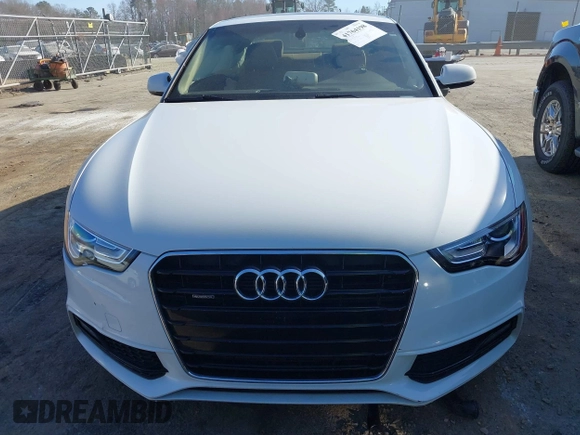 2016 Audi A5 Premium Plus with VIN WAUM2AFR2GA056868, listed as a IAAI auction lot 41764198 with 106,751 mi miles. Bid and sale history available at carsss.com. Image 12.