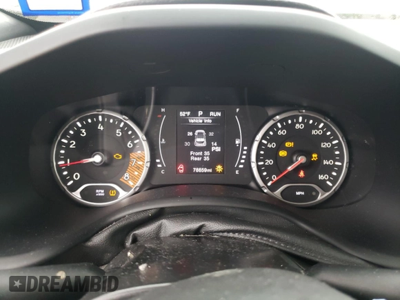 2020 Jeep Renegade Sport with VIN ZACNJAAB7LPK95117, listed as a Copart auction lot 45032215 with 78,659 mi miles and Clean Title. Bid and sale history available at carsss.com. Image 9.