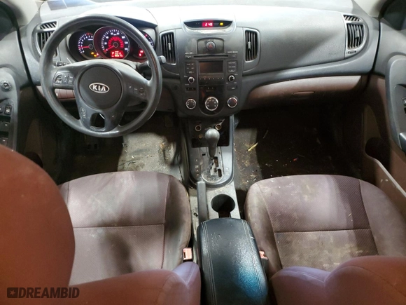 2010 Kia Forte EX with VIN KNAFU4A24A5812537, listed as a Copart auction lot 43752185 with 180,610 mi miles and Salvage Title. Bid and sale history available at carsss.com. Image 8.