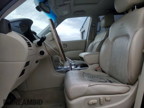 2011 Infiniti QX56 7-passenger with VIN JN8AZ2NE0B9004627, listed as a Copart auction lot 57355615 with 242,036 mi miles and Clean title. Bid and sale history available at DreamBid. Image 7.