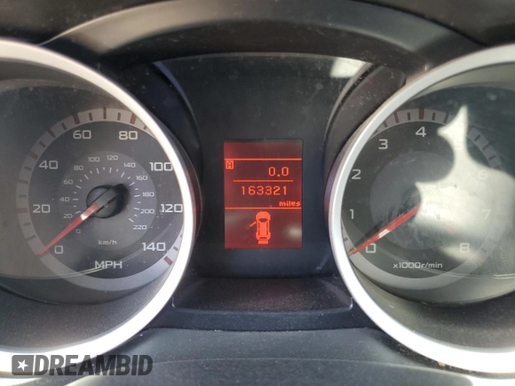 2009 Mitsubishi Lancer ES with VIN JA3AU26U19U032068, listed as a Copart auction lot 58180314 with 163,321 mi miles and Salvage Title. Bid and sale history available at carsss.com. Image 9.