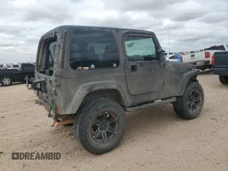 1998 Jeep Wrangler Sahara with VIN 1J4FY49S0WP749826, listed as a Copart auction lot 55174205 with 203,574 mi miles and Salvage title. Bid and sale history available at DreamBid. Image 3.