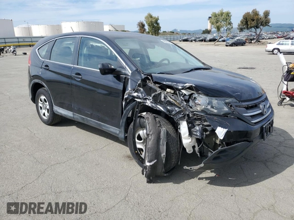 2013 Honda CR-V LX with VIN 2HKRM3H33DH515255, listed as a Copart auction lot 48430545 with 126,150 mi miles and Salvage Title. Bid and sale history available at carsss.com. Image 4.