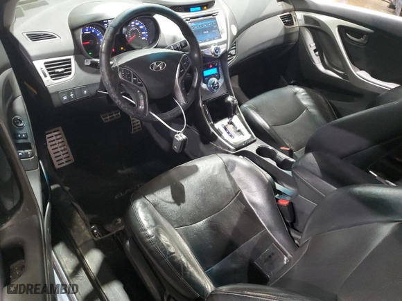 2013 Hyundai Elantra Coupe GS with VIN KMHDH6AE2DU019215, listed as a Copart auction lot 45561225 with 110,801 mi miles and Salvage Title. Bid and sale history available at carsss.com. Image 8.