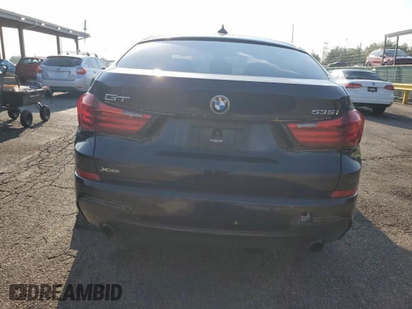 2014 BMW 5 Series 535i xDrive with VIN WBA5M4C59ED183677, listed as a Copart auction lot 65634735 with 140,717 mi miles and Clean title. Bid and sale history available at DreamBid. Image 6.