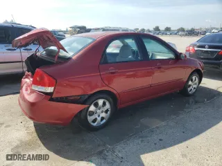2009 Kia Spectra EX with VIN KNAFE221495646233, listed as a Copart auction lot 69638784 with 168,178 mi miles and Salvage Title. Bid and sale history available at carsss.com. Image 3.