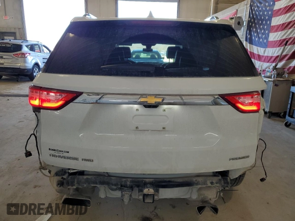 2020 Chevrolet Traverse Premier with VIN 1GNEVKKW9LJ138999, listed as a Copart auction lot 46664665 with 67,329 mi miles and Salvage Title. Bid and sale history available at carsss.com. Image 6.