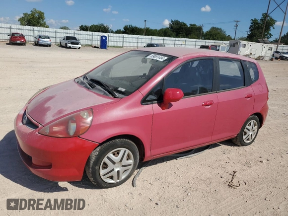 2007 Honda Fit with VIN JHMGD37407S038547, listed as a Copart auction lot 46415765 with Not provided miles and Salvage title. Bid and sale history available at DreamBid. Image 1.