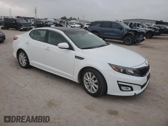 2015 Kia Optima EX with VIN 5XXGN4A75FG439429, listed as a Copart auction lot 51784085 with 74,006 mi miles and Clean Title. Bid and sale history available at carsss.com. Image 4.