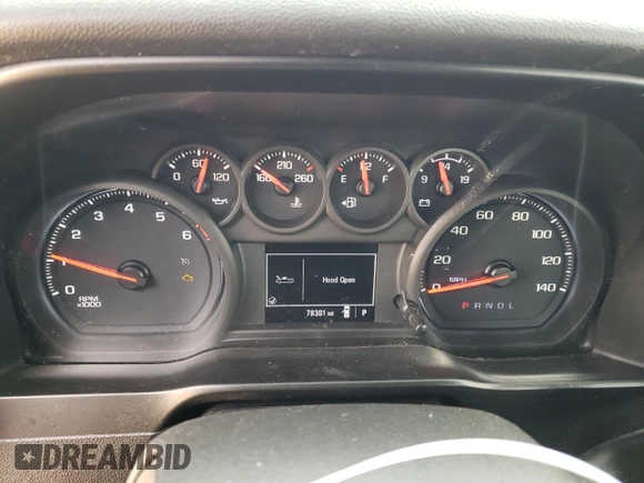 2021 Chevrolet Silverado 1500 Work Truck with VIN 3GCNWAEF5MG250973, listed as a Copart auction lot 47403095 with 78,301 mi miles and Salvage Title. Bid and sale history available at carsss.com. Image 9.
