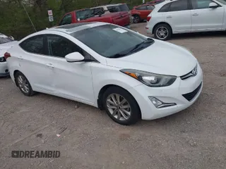 2015 Hyundai Elantra SE z VIN 5NPDH4AEXFH640613, wystawiony jako IAAI lot #42038005 z przebiegiem 121 921 mil mil oraz . Historia ofert i sprzedaży dostępna na DreamBid. Obrazek 1.