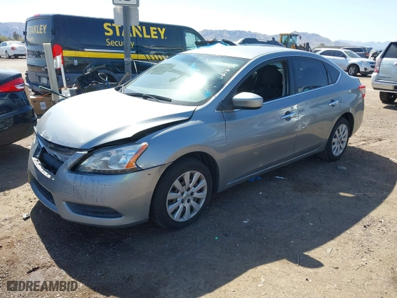 2013 Nissan Sentra SR with VIN 3N1AB7AP8DL775256, listed as a IAAI auction lot 41766105 with 144,583 mi miles. Bid and sale history available at carsss.com. Image 2.