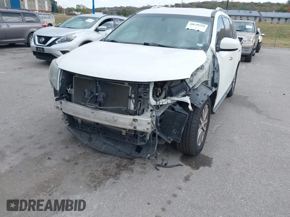 2015 Nissan Pathfinder SV z VIN 5N1AR2MM4FC655543, wystawiony jako IAAI lot #40638559 z przebiegiem 183 436 mil mil oraz . Historia ofert i sprzedaży dostępna na DreamBid. Obrazek 6.