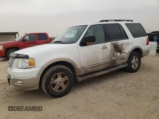 2005 Ford Expedition Eddie Bauer with VIN 1FMPU17525LA40639, listed as a Copart auction lot 47554695 with 136,379 mi miles and Salvage Title. Bid and sale history available at carsss.com. Image 1.