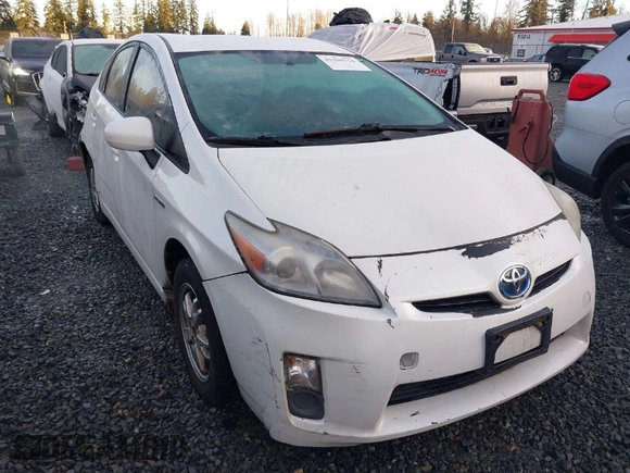 2010 Toyota Prius II with VIN JTDKN3DU5A0186774, listed as a IAAI auction lot 41209716 with 208,941 mi miles. Bid and sale history available at carsss.com. Image 1.