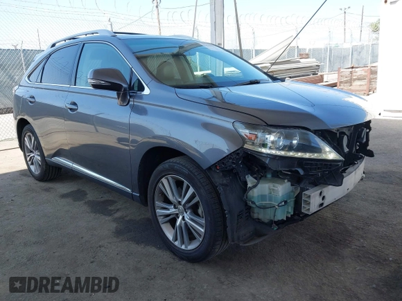 2015 Lexus RX 350 with VIN 2T2ZK1BA5FC154355, listed as a IAAI auction lot 42541384 with 95,733 mi miles and . Bid and sale history available at DreamBid. Image 1.