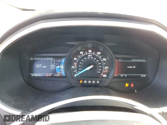 2019 Ford Edge SEL with VIN 2FMPK4J90KBC24380, listed as a Copart auction lot 46862135 with 67,905 mi miles and Salvage title. Bid and sale history available at DreamBid. Image 9.