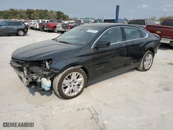 2018 Chevrolet Impala LS with VIN 2G11X5SAXJ9141855, listed as a Copart auction lot 44892675 with 84,644 mi miles and Salvage Title. Bid and sale history available at carsss.com. Image 1.