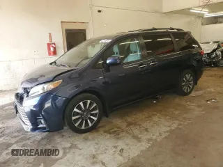 2020 Toyota Sienna XLE with VIN 5TDDZ3DC0LS237585, listed as a Copart auction lot 60913015 with 42,754 mi miles and Salvage title. Bid and sale history available at DreamBid. Image 1.