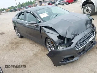 2016 Ford Fusion Titanium with VIN 3FA6P0D97GR133823, listed as a IAAI auction lot 42429708 with 166,105 mi miles and . Bid and sale history available at DreamBid. Image 1.