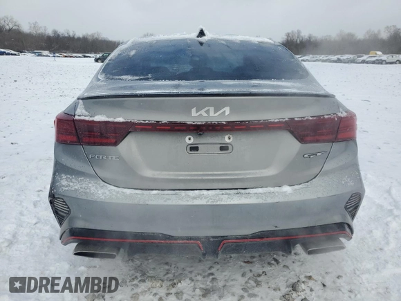 2023 Kia Forte GT with VIN 3KPF44AC6PE620416, listed as a Copart auction lot 87587185 with 47,032 mi miles and Salvage Title. Bid and sale history available at carsss.com. Image 6.