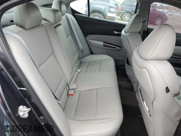 2015 Acura TLX Advance with VIN 19UUB2F71FA013663, listed as a Copart auction lot 58740755 with 102,031 mi miles and Salvage title. Bid and sale history available at DreamBid. Image 10.