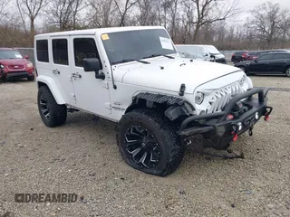 2017 Jeep Wrangler Unlimited Sahara with VIN 1C4BJWEG4HL752776, listed as a IAAI auction lot 41834737 with 110,791 mi miles. Bid and sale history available at carsss.com. Image 1.