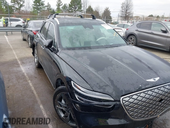 2024 Genesis GV70 Advanced with VIN 5NMMCET11RH002752, listed as a IAAI auction lot 41836183 with 10,376 mi miles and . Bid and sale history available at DreamBid. Image 1.