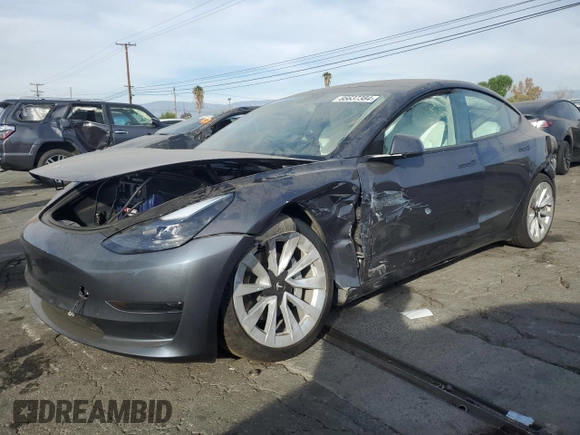 2023 Tesla Model 3 с VIN 5YJ3E1EA2PF644634, выставлен на аукционе Copart как лот 85637384 с пробегом 19 643 миль миль и Списание • Salvage title. История ставок и продаж доступна на DreamBid. Изображение 1.