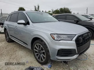 2024 Audi Q7 Premium Plus with VIN WA1LCBF74RD009644, listed as a Copart auction lot 74675544 with 916 mi miles and Non Repairable. Bid and sale history available at carsss.com. Image 4.