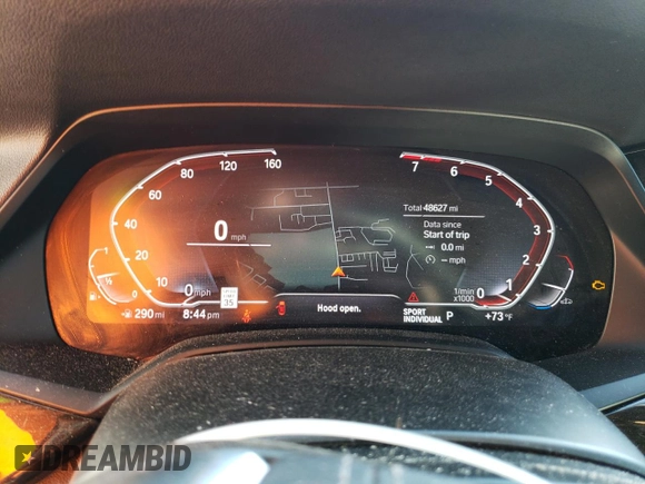 2020 BMW X5 xDrive40i with VIN 5UXCR6C03LLL75335, listed as a Copart auction lot 48447093 with 48,627 mi miles and . Bid and sale history available at DreamBid. Image 9.