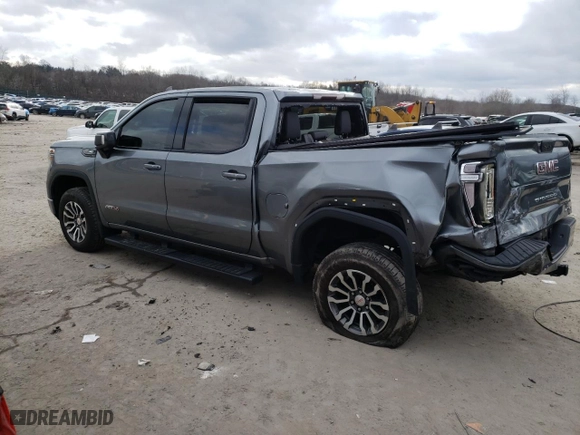 2020 GMC Sierra 1500 AT4 with VIN 3GTP9EED0LG247631, listed as a Copart auction lot 82352524 with 155,695 mi miles and Salvage Title. Bid and sale history available at carsss.com. Image 2.