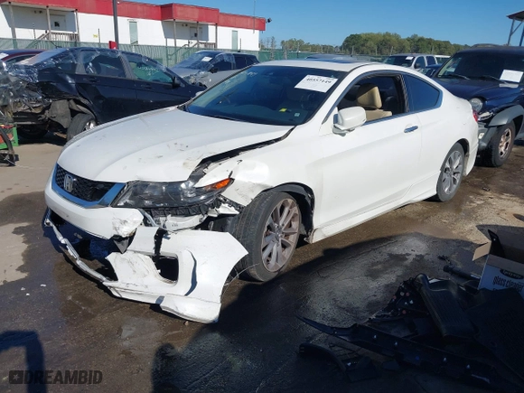 2014 Honda Accord Coupe EX-L with VIN 1HGCT2B88EA001550, listed as a IAAI auction lot 40557149 with 202,771 mi miles. Bid and sale history available at carsss.com. Image 20.