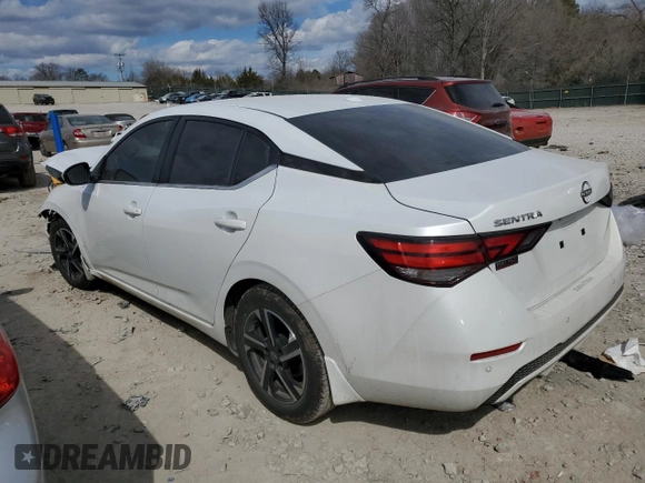 2024 Nissan Sentra SV z VIN 3N1AB8CV4RY204911, wystawiony jako Copart lot #47133605 z przebiegiem 17 207 mil mil oraz Szkoda całkowita • Salvage title. Historia ofert i sprzedaży dostępna na DreamBid. Obrazek 2.