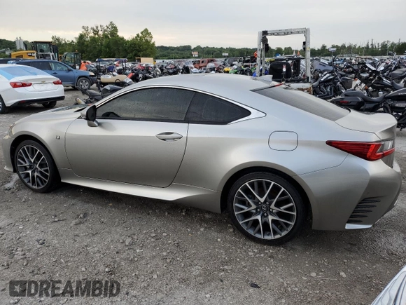2017 Lexus RC 300 with VIN JTHSM5BC9H5002800, listed as a Copart auction lot 55964014 with 86,154 mi miles and Salvage title. Bid and sale history available at DreamBid. Image 2.