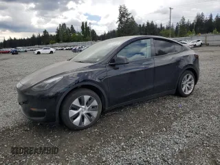 2024 Tesla Model Y Long Range с VIN 7SAYGDEE7RF985344, выставлен на аукционе Copart как лот 56403855 с пробегом 27 596 миль миль и Списание • Salvage title. История ставок и продаж доступна на DreamBid. Изображение 1.