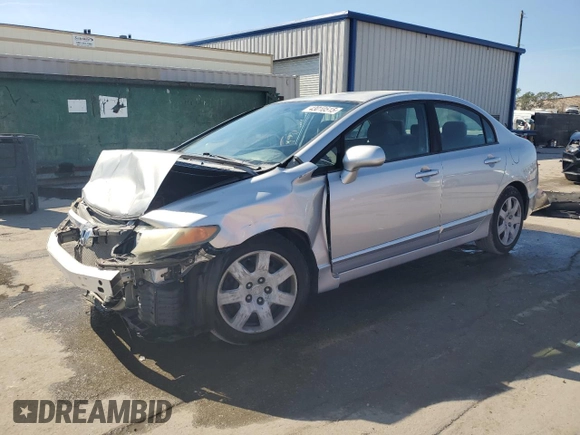 2008 Honda Civic LX with VIN 1HGFA16558L030140, listed as a Copart auction lot 43010515 with 61,171 mi miles and Salvage Title. Bid and sale history available at DreamBid. Image 1.