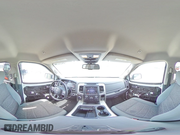 2018 Ram 1500 Big Horn with VIN 1C6RR7GG2JS247400, listed as a Copart auction lot 54350515 with 58,344 mi miles and Salvage title. Bid and sale history available at DreamBid. Image 15.